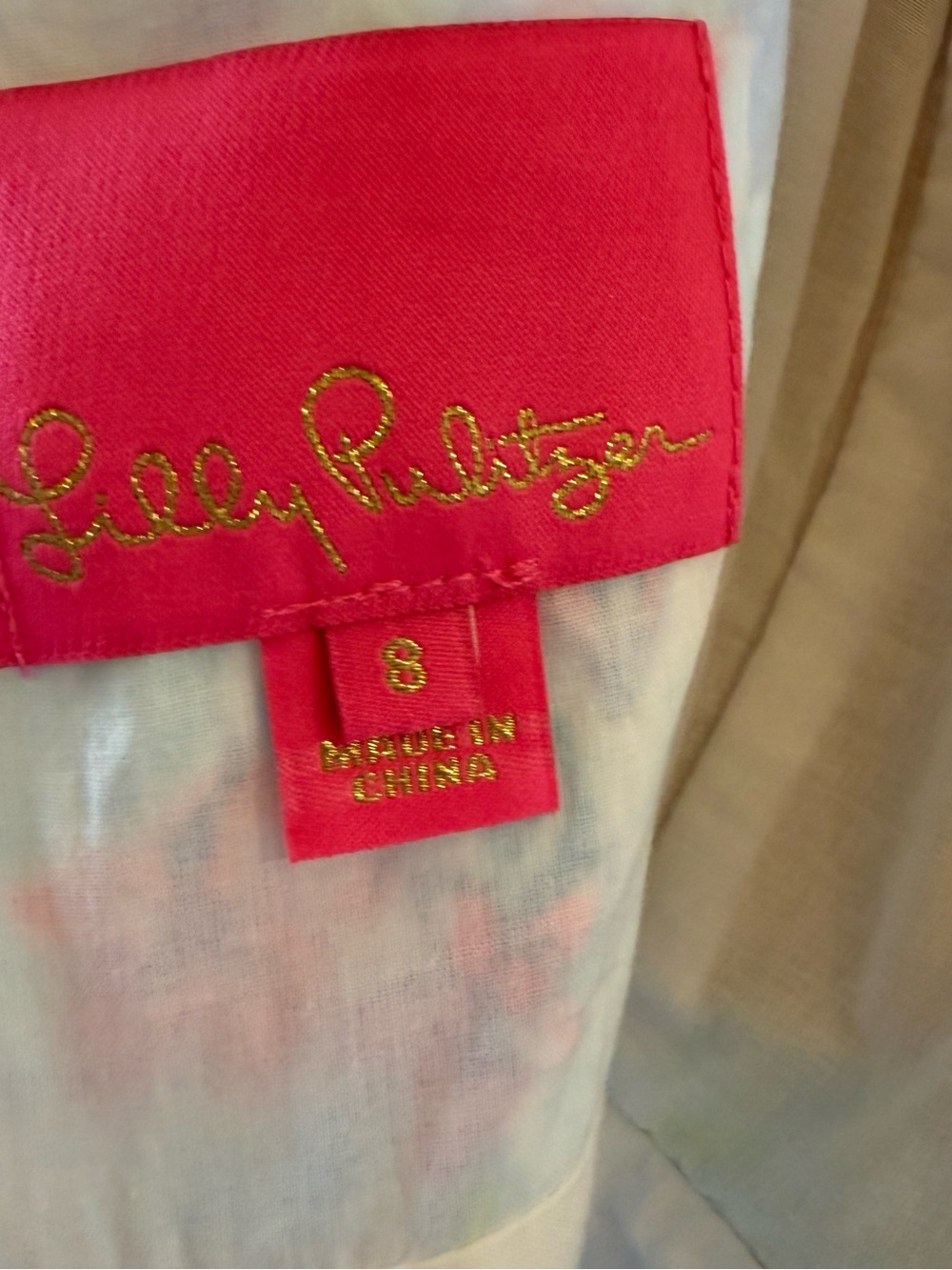 Lilly Pulitzer 🌴 Katlynn Dress “What A Lovely Place” Spaghetti Strap Size 8 - Picture 4 of 15